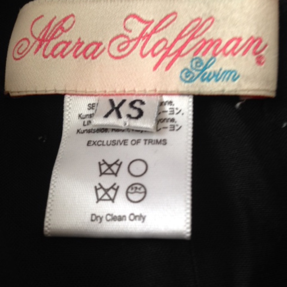 MARA HOFFMAN Black V Neck Fringe Trim Maxi Dress - Picture 5 of 9